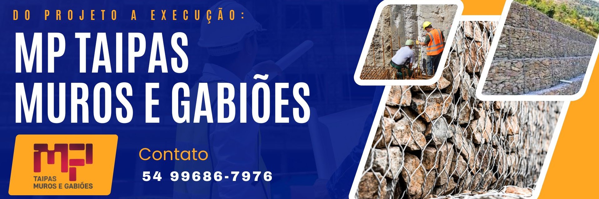 MP Construtora de taipas muros e gabiões